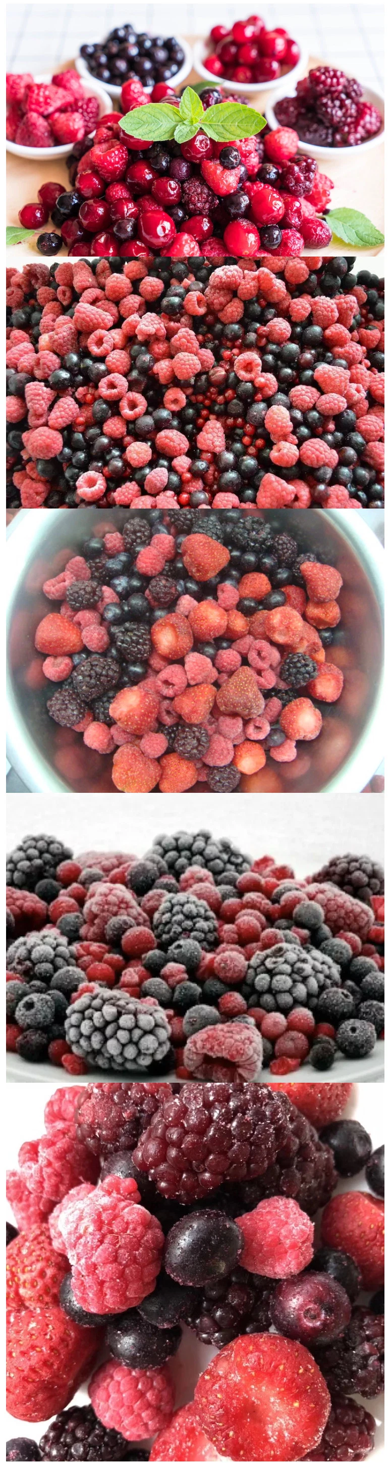 IQF Blueberry Frozen Blue Berries Mixed Fruit