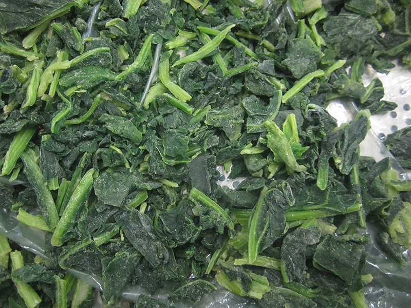 Sinocharm Brc a Approved Green and Health IQF Spinach Chopped Frozen Spinach