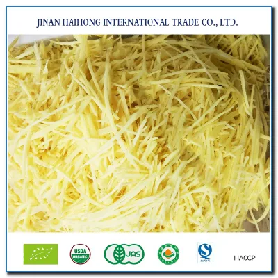 IQF Frozen Ginger Strips Organic Ginger Are Cheap