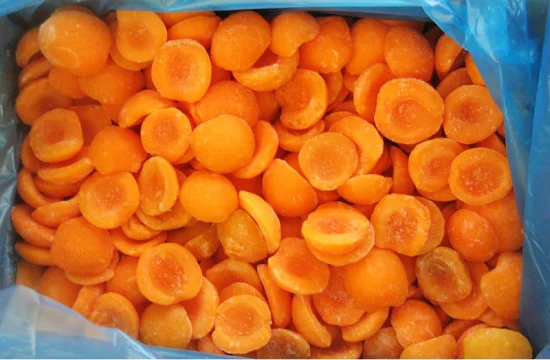 IQF Frozen Apricot Halves, Dices, Wedges Golden Sun